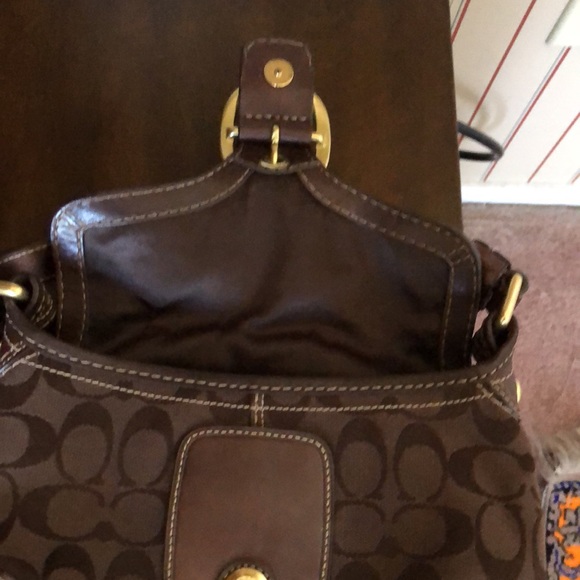 COACH SIGNATURE BROWN ON BROWN! - Picture 6 of 15